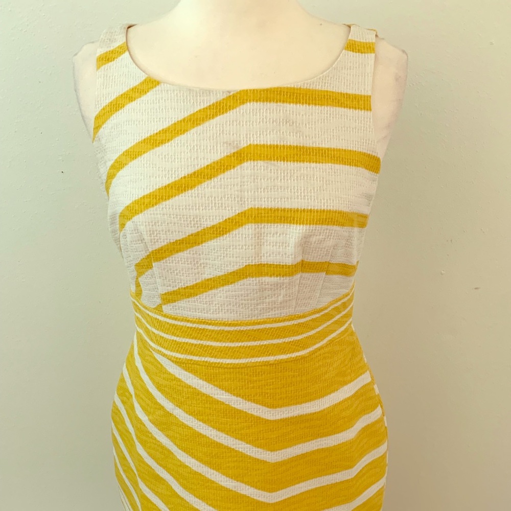 NWT striped yellow & white dress by The Limited